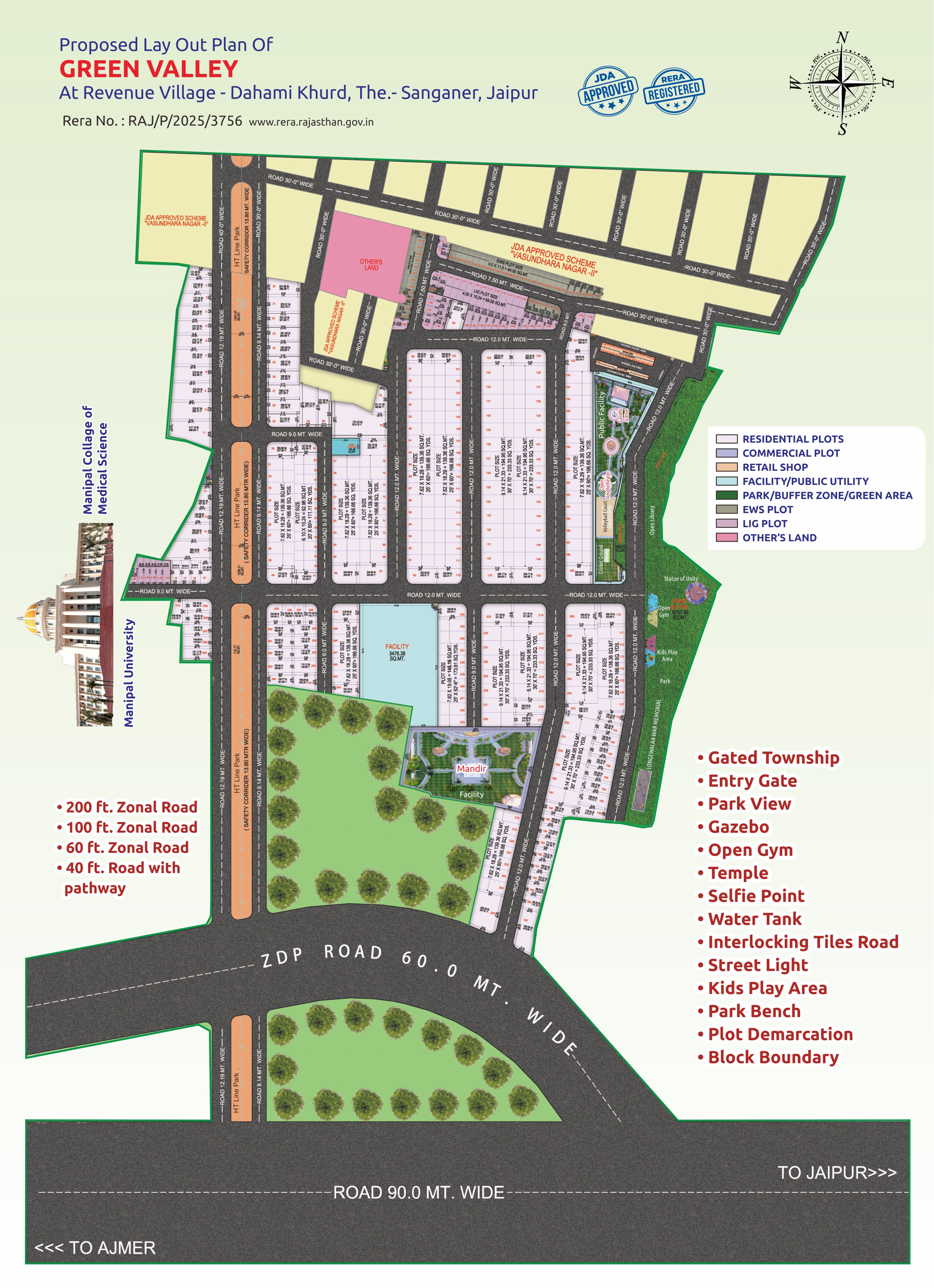 Green Valley Master Plan Map